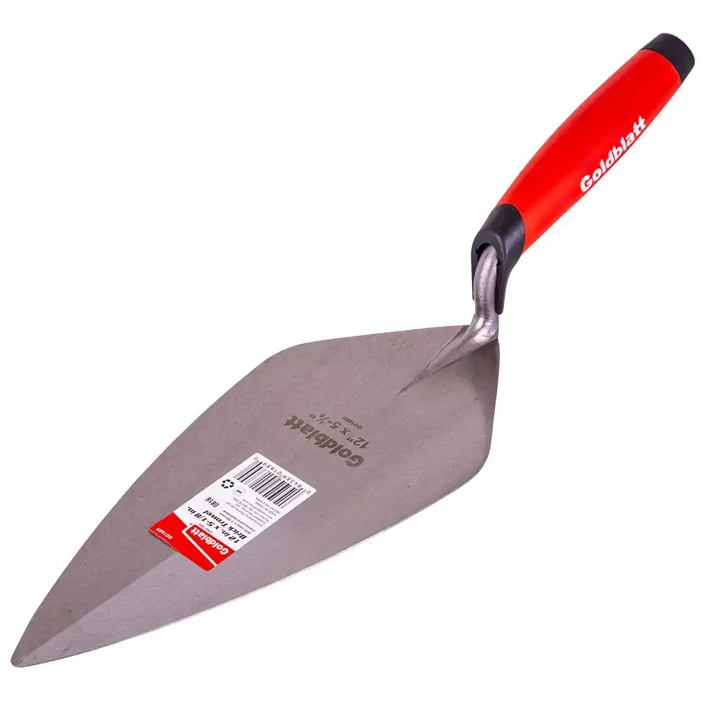 

PRO London Brick Trowel Soft Grip Handle 12Inch x 5-1/8Inch Masonry Professional Brick Trowels cement tools tools for tile