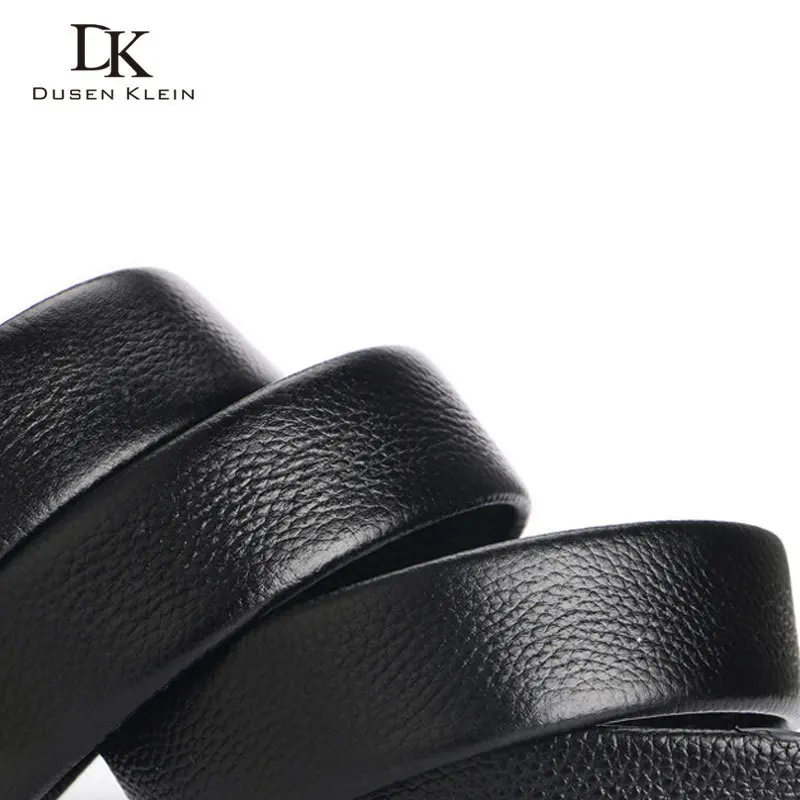 Новый кожаный ремень мужской автоматический черный с пряжкой из натуральной