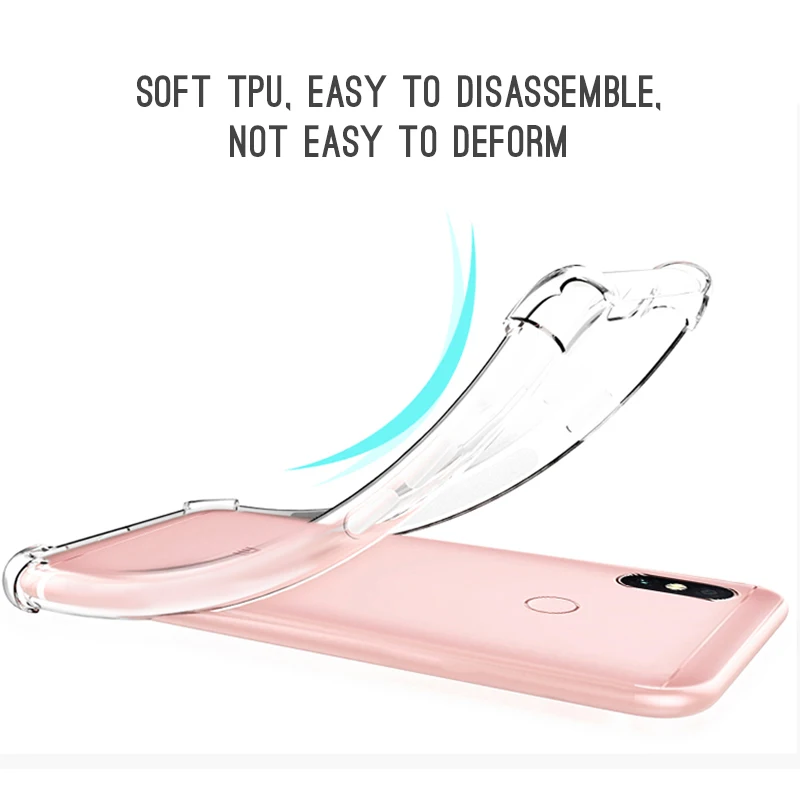 Фото Силиконовый чехол из ТПУ для Xiaomi Redmi 6A 4 Y3 4A S2 Y2 Note 7 6 5 Plus 5A Prime Pro 7S 4X прозрачный Силиконовый чехол из ТПУ для Xiaomi Redmi 6A 4 Y3 4A S2 Y2 Note 7 6 5 Plus 5A Prime Pro 7S 4X прозрачный