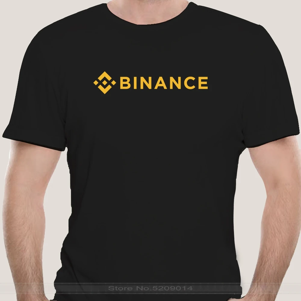

Men tshirt Short sleeve Binance T Shirt Crypto Shirt T Shirt Slim Fit T Shirt tee tops