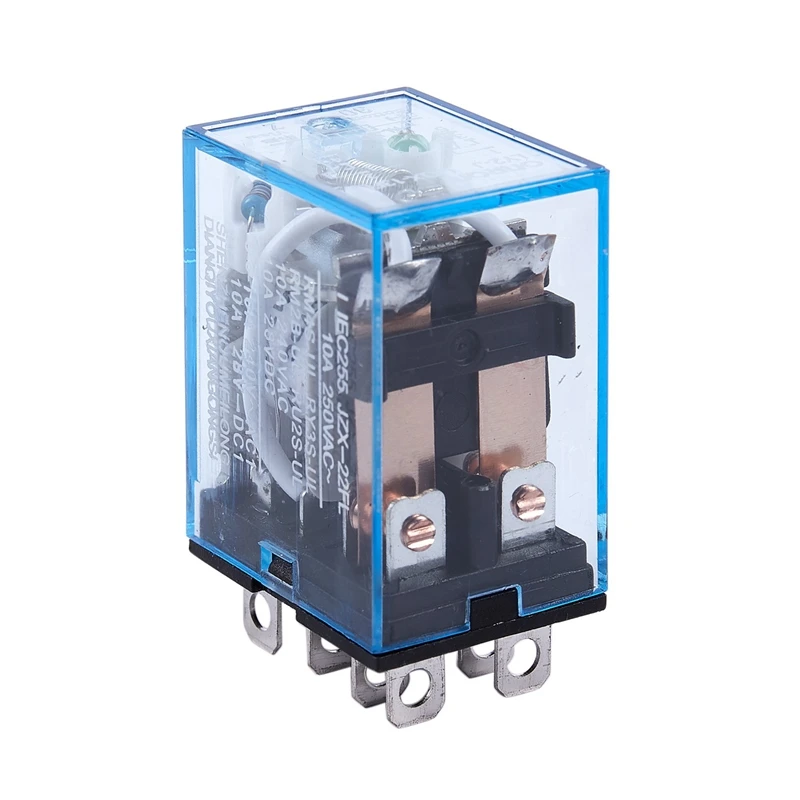 3X12V DC реле мощности катушки DPDT LY2NJ HH62P-L 10A с разъемом PTF08A | Обустройство дома