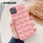 Чехол-накладка LOVECOM для iPhone 13, 12, 11 Pro Max, XS Max, XR, XS, 7, 8, 6S Plus, силикон
