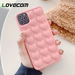 Чехол-накладка LOVECOM для iPhone 13, 12, 11 Pro Max, XS Max, XR, XS, 7, 8, 6S Plus, силикон