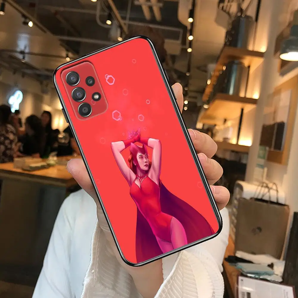 Чехол для телефона Scarlet Witch корпус Samsung Galaxy A70 A50 A51 A71 A52 A40 A30 A31 A90 A20E 5G a20s черный