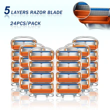Сменные лезвия для Gillette Fusion 5 дюймов Proglide Proshield Безопасные