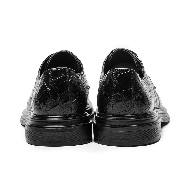 Мужские модельные туфли Официальная Свадебная кожаная обувь Брендовые