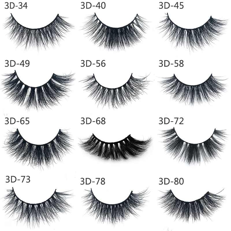 

eyelashes mink Super Fluffy reusable Crisscross cilios Glamorous for dramatic makeup