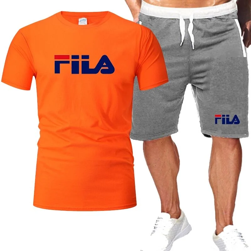 Мужской футбольный трикотажный спортивный костюм тренировочный с коротким