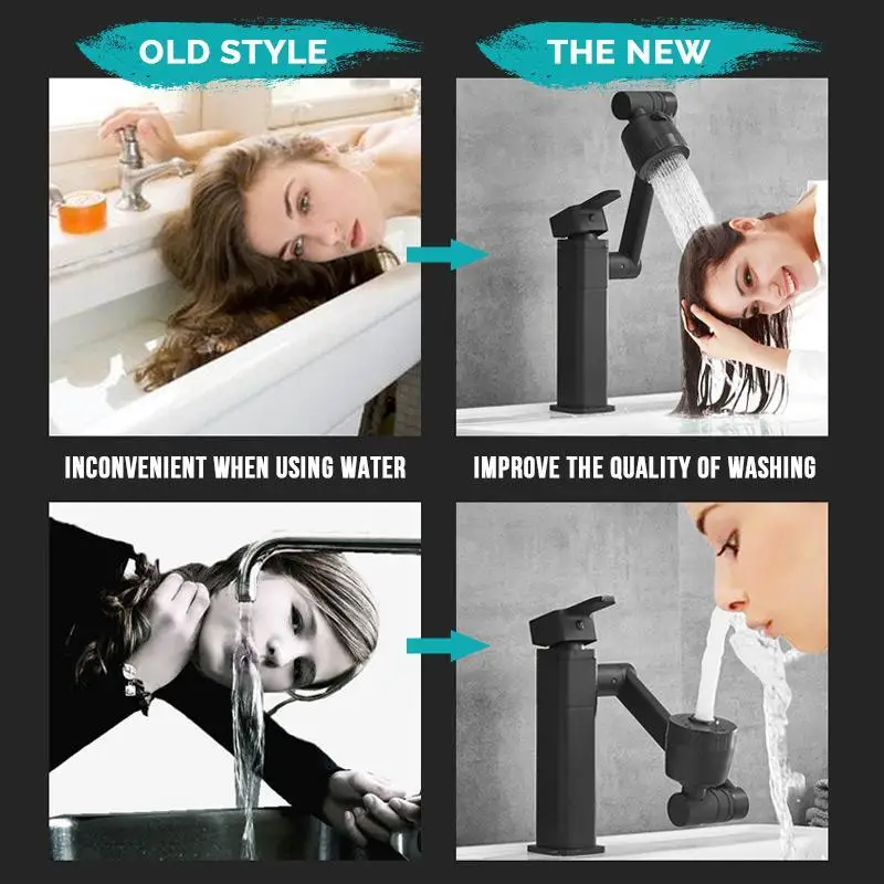 2 in 1 anti splash filter faucet shower tap head cooper 360° swivel kitchen bathroom basin sink rotatable save water sprayer free global shipping