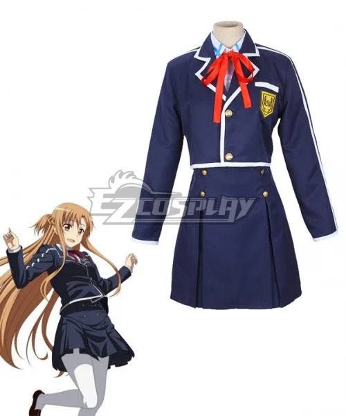 

Sword Art Online ALfheim Online SAO ALO Yuuki Asuna School Uniform Dress Suit Girls Party Adult Set Cosplay Costume E001