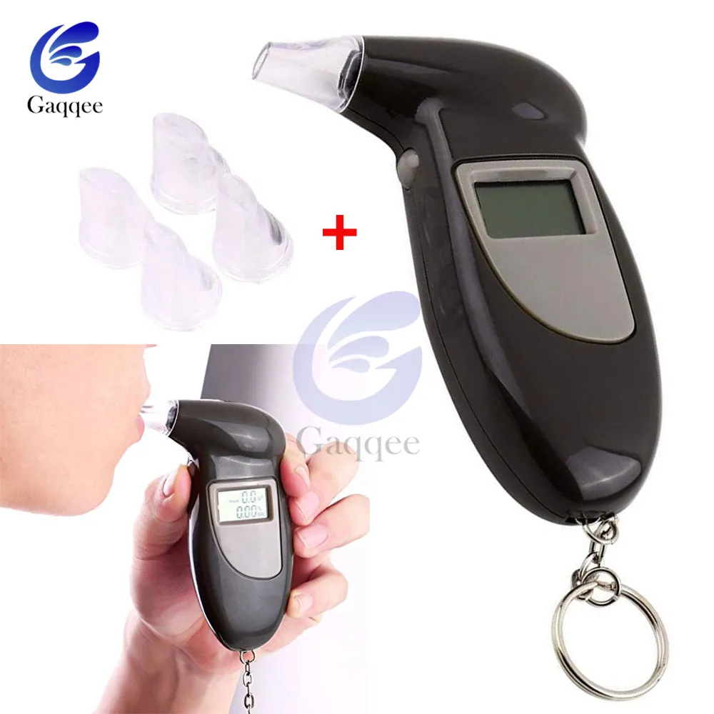 Алкотестер анализатор дыхания газовый детектор измеритель брелок устройство