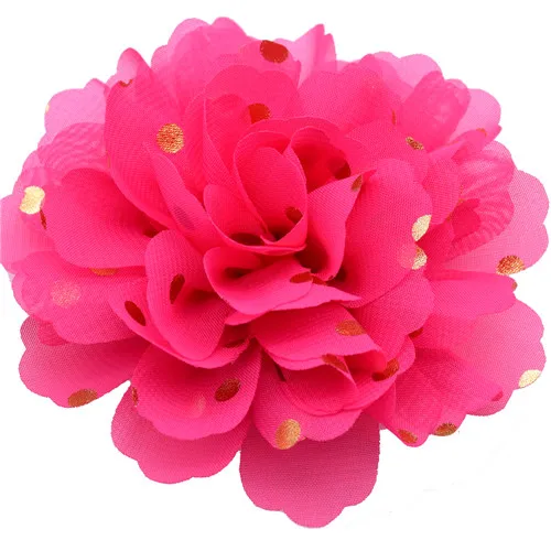 rose 1 шт. большие цветочные украшения на шею собаки с волнистыми горками шифон материал ошейник для собак и кошек Подвески Аксессуары для ухода за животными без воротника - Цвет: rose