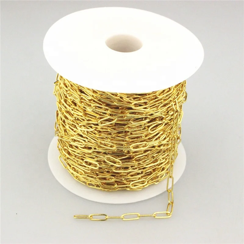 Медная цепочка с розам покрытием модная для ожерелья/браслета аксессуары