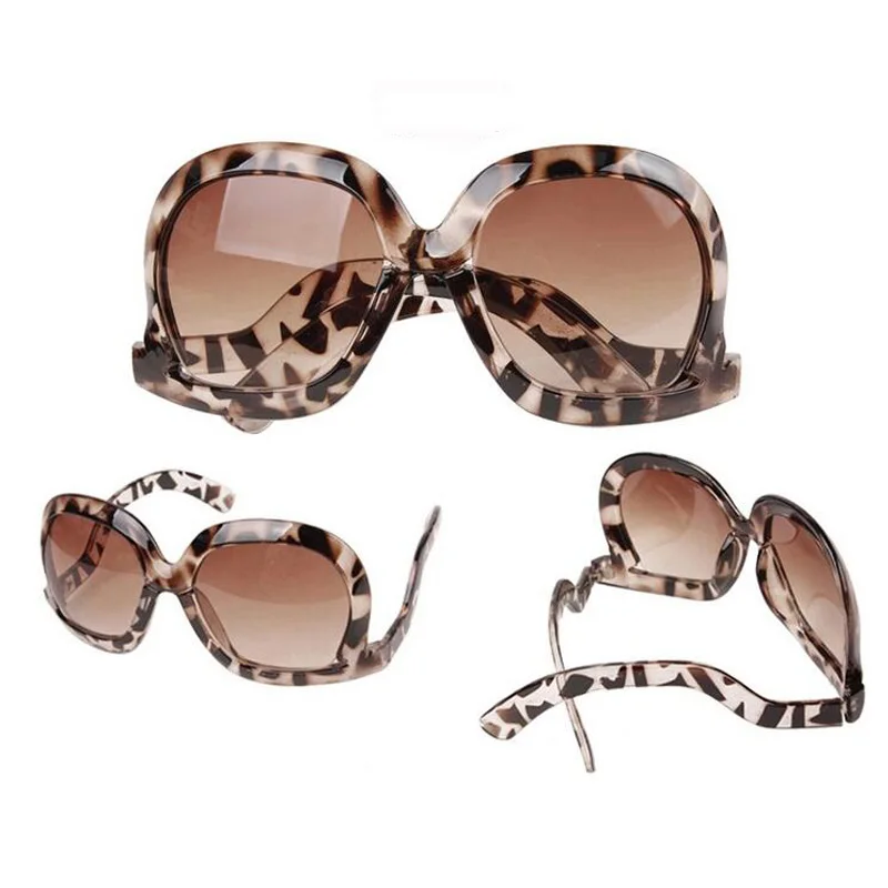 Европейские ретро роскошные солнцезащитные очки пластиковые с перевернутой
