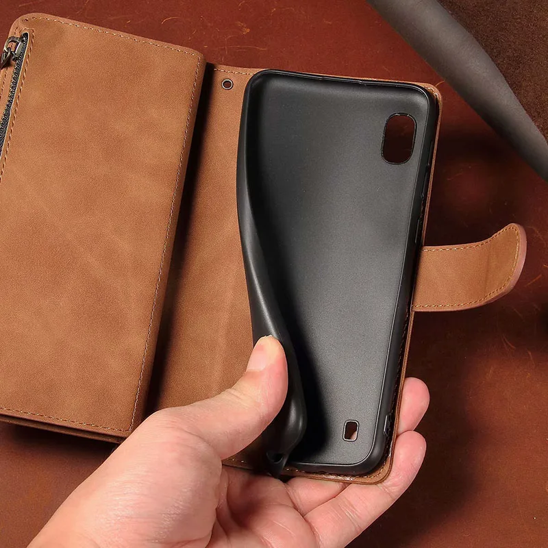 Роскошный кожаный кошелек для Xiaomi Poco X2 F2 Pro M2 X3 NFC чехол Магнитный Флип-кошелек с