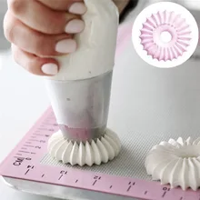 2 размера DIY сопло из нержавеющей стали десерт торт насадки для украшения выпечки Кухонные аксессуары печенье бис глазурь трубопровод Крем кондитерский мешок