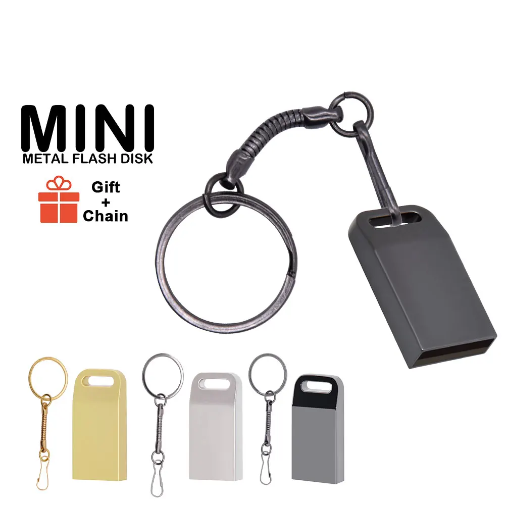 

Customize Logo Mini Pen Drive Waterproof Usb Flash Drive Metal Memory Stickusb USB 2.0 Pendrive 64GB 32GB 16GB 8GB 4GB U Disk