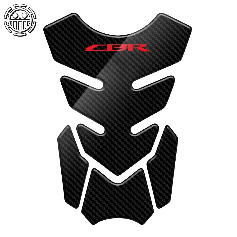 

CBR Sticker Motorcycle Tank Pad Protector Decal Stickers Case for Honda CBR 400 600 900 1000 RR 1100XX Tankpad 3D Carbon Look