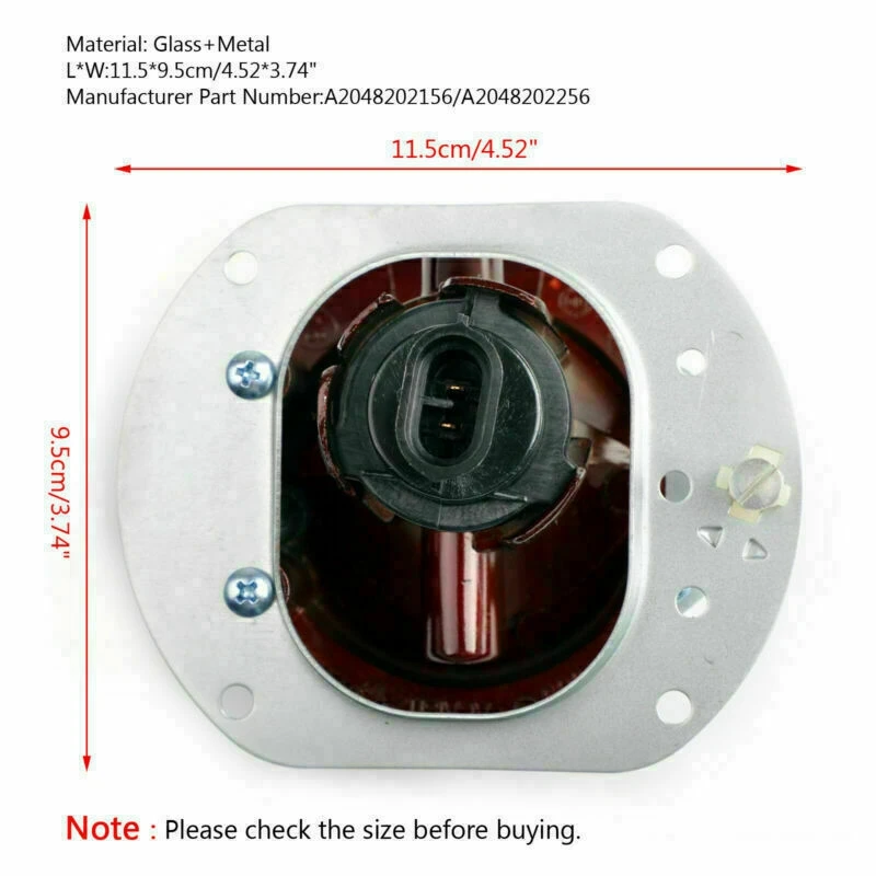 

Car Front Left Fog Light Lamp for Mercedes-Benz W204 W251 W164 C-Class CL550 A2048202156