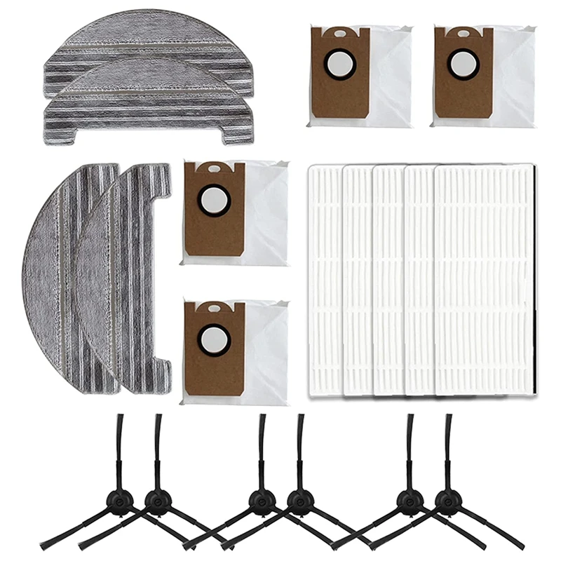 

HOT！-24 Pcs Cleaning Cloth Side Brushes for Proscenic M8 Pro Vacuum Cleaner Household Cleaning Tools Accessories