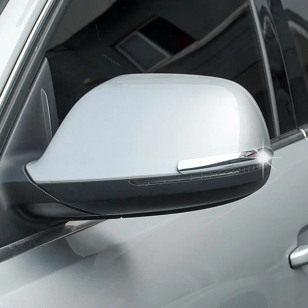 2 шт. ABS Серебро Хром противоскользящая полоса Защитная для автомобиля крыло