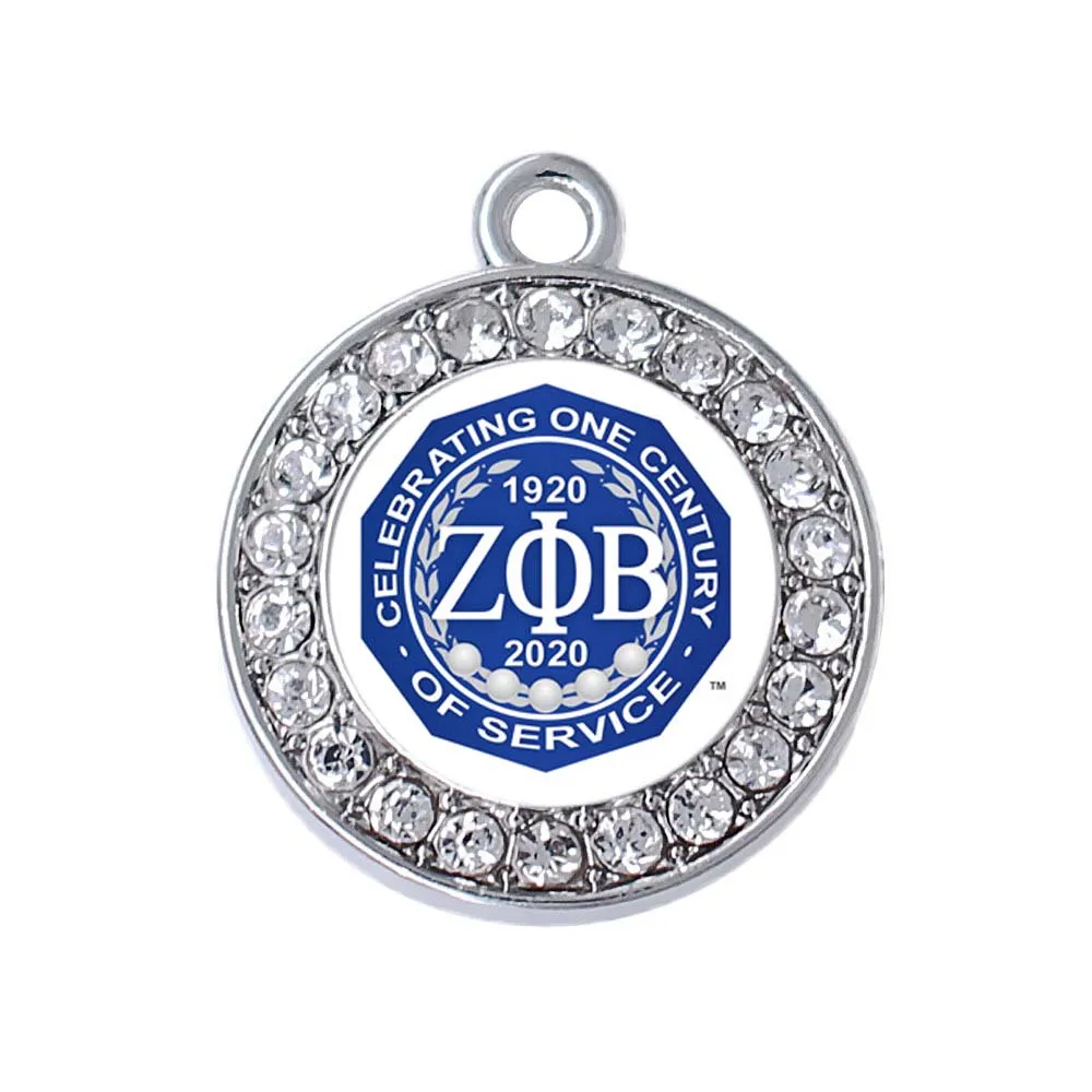 

Очаровательные аксессуары Sorority ZETA PHI BETA celebrating Centennial Стразы