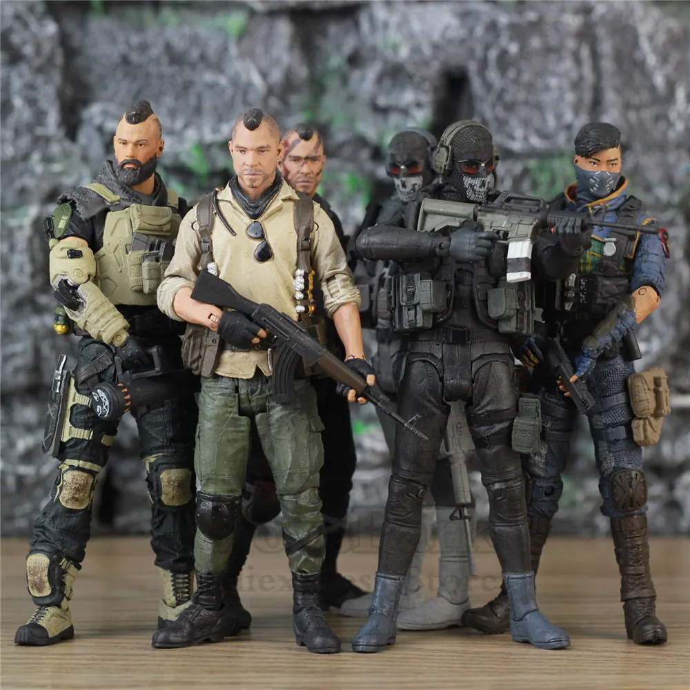 Экшн фигурки COD Call Duty Black Ops 4 игрушка для PS4 мыло призрак сераф Руина 7 дюймов Джон
