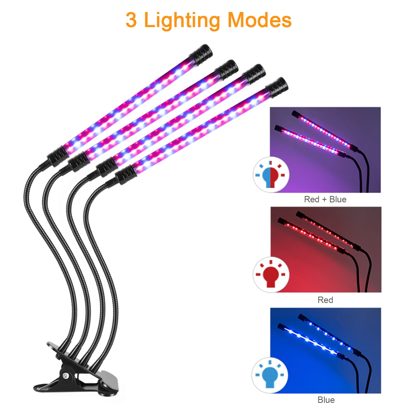 

Timer LED Grow Light USB Phyto Lamp Full Spectrum Fitolampy With Control For Plants Seedlings Flower Indoor Fitolamp Grow Box