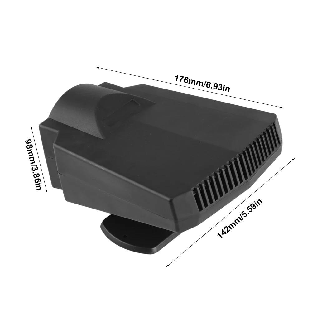 12V 250W Car Heater Defroster 360 Degrees Rotate Portable Cooler Cigarette Lighter Plug Is Built With Fuse | Автомобили и