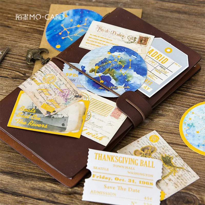 24 звёзды наклейки в стиле ретро|Наклейки для творчества| |