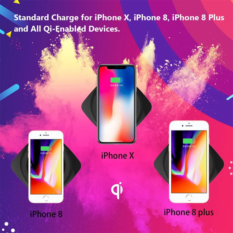 Беспроводное зарядное устройство 15 Вт Qi для Huawei p30 20 10 pro lite p 30 10pro mate быстрое honor 9x 8x