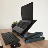 laptop stand portable notebook computer table foldable pc bed sofa desk escritorio adjustable ergonomics aluminum alloy shelf