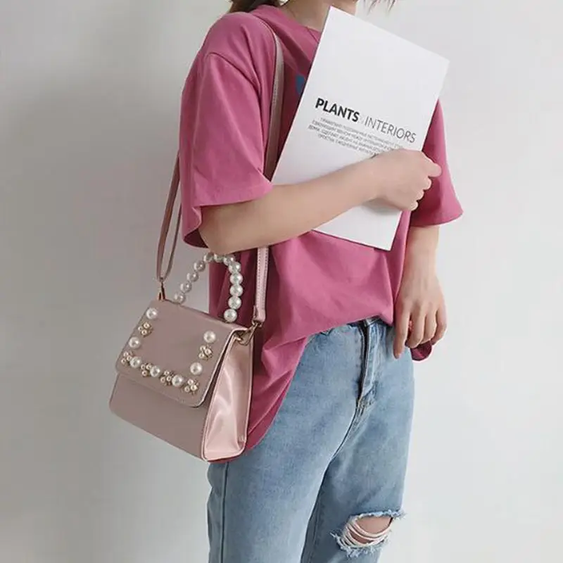 

Cute Tote Women bag 2020 High quality PU Leather Women's Designer Handbag Sweet Lady Chain Portable Shoulder bag Crossbody bags
