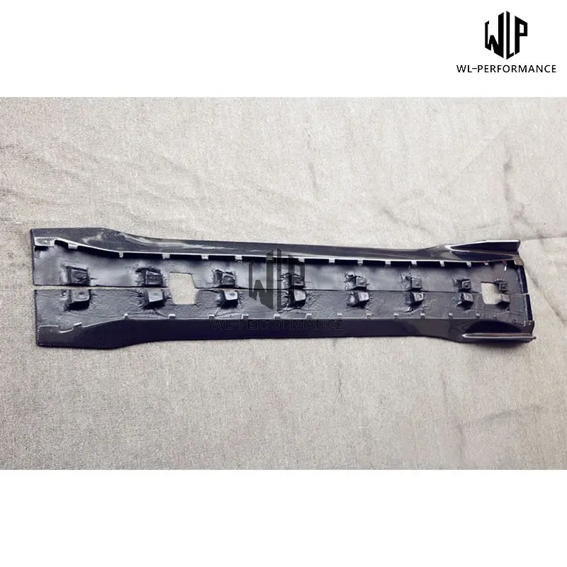 Спойлер для переднего и заднего бампера из углеродного волокна диффузор боковые