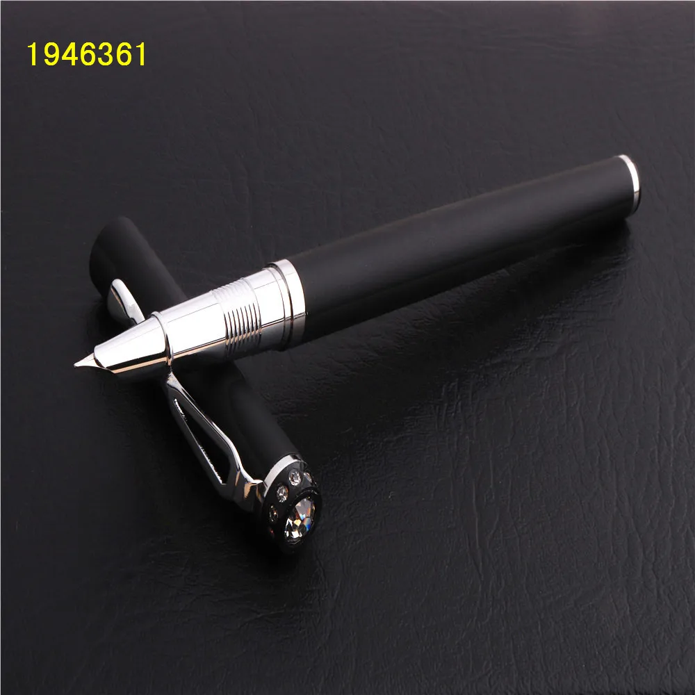Роскошный бренд Jinhao 301 инкрустированная шапка с бриллиантом канцелярские принадлежности офисные школьные принадлежности авторучка Новинка - Цвет: B-1