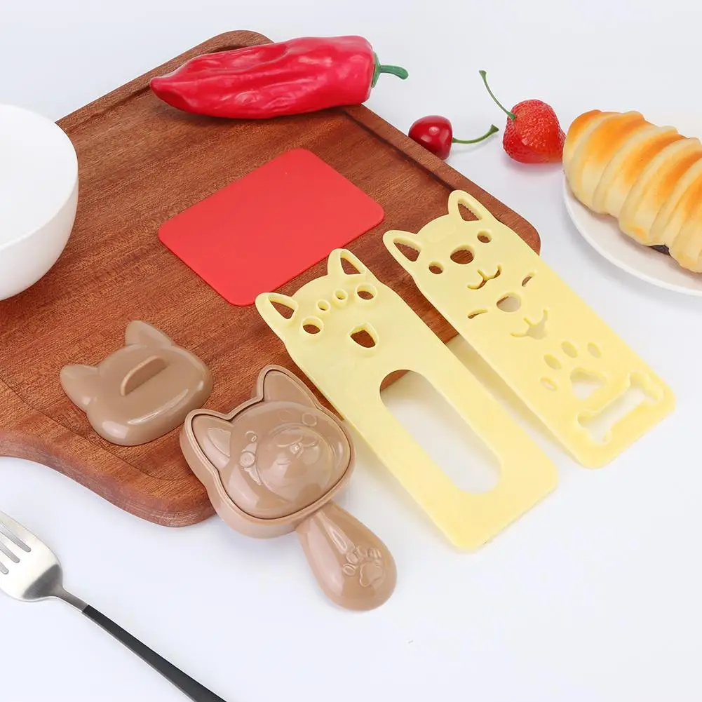 DIY Bento пресс форма для приготовления еды мультяшный Кот медведь суши нори рисовых
