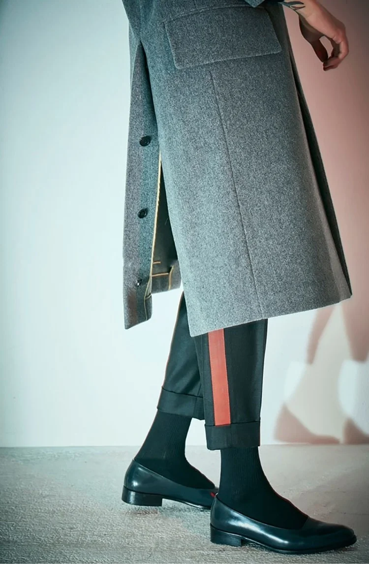 

casual Men's pants striped side style nine Fen autumn winter youth fashion urban fashion trend man