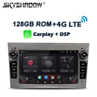 Автомобильный DVD-плеер Carplay DSP, IPS, SIM, Android 11,0, 128 ГБ, 8-ядерный процессор, GPS, Wi-Fi, Bluetooth, радио для Opel Zafira, Vectra, Antara, Astra, Corsa