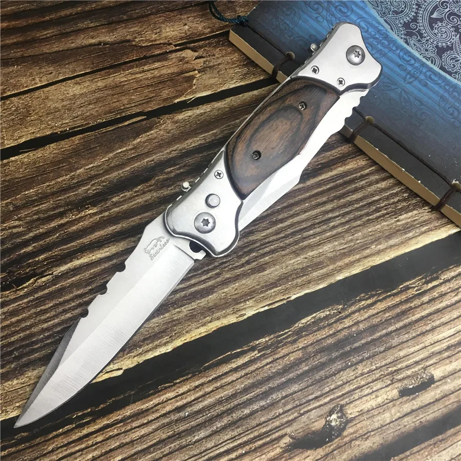 

Stainless Steel Automatic Folding Knife Sharp Self Defense Hunting Knife Camping Survival Knife High Hardness Army EDC Tool