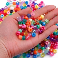 100pcsbag crochet kids multi coloured braids hair dread dreadlock beads rings tube for styling accessories hair styling tools