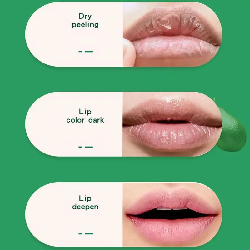 

Avocado Jelly Lip Mask Natural Plant Moisturizing Lasting Lip Balm Clean Up Dead Skin&Fades Lip Lines Night Sleep Lips Skin Care