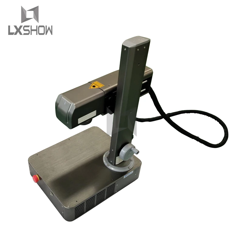 20 Вт 30 50 mopa цветная jpt металлическая маленькая портативная 3d вращающаяся
