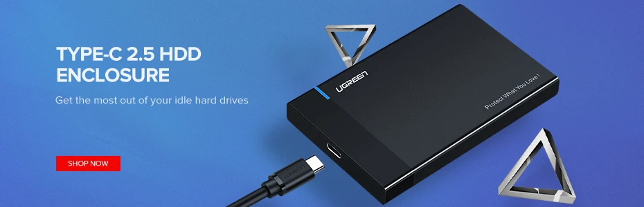 Ugreen HDD чехол 3,5 2,5 SATA для USB 3,0 адаптер внешний жесткий диск Корпус ридер для SSD диск коробка-чехол на HDD HD 3,5 HDD Чехол