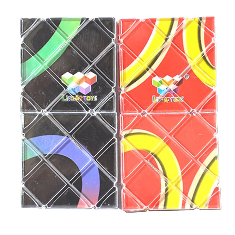 

New Twisty Cubo Magician Professional Cube Classic Toys Cube Puzzle Lingao 8 Panels Folding Puzzle Cubes