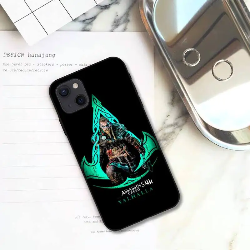 Популярный чехол для телефона с игрой A-Assassin Creed Valhallas iPhone 11 12 Mini 13 Pro XS Max X 8 7 6s Plus 5 SE