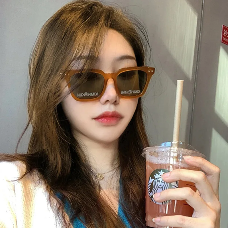 

New Vintage Square Fashion Women Sunglasses Brand Design 2021 Trend Retro Sun Glasses Female Shades Ladies Letter Eyewear UV400