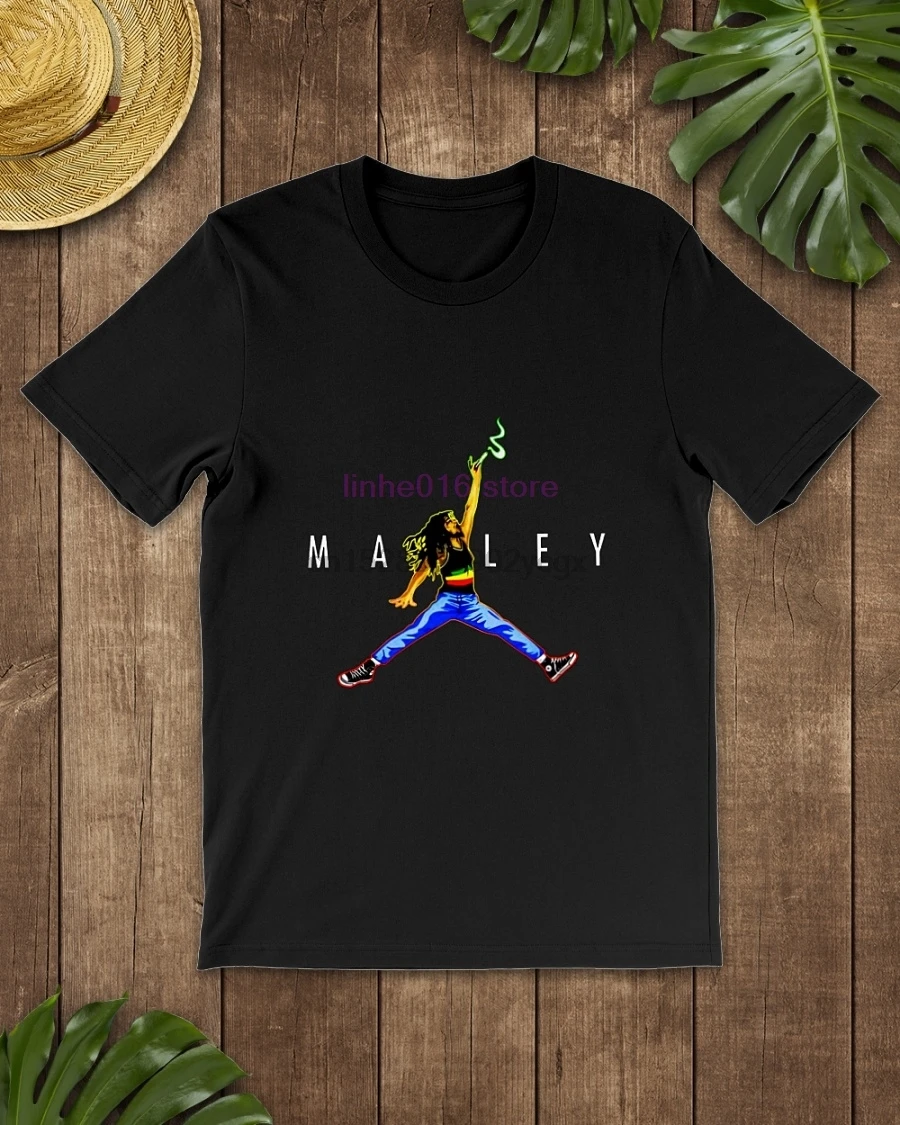 Брендовая мужская рубашка Bob Marley Jumping Marley|Мужские футболки| |
