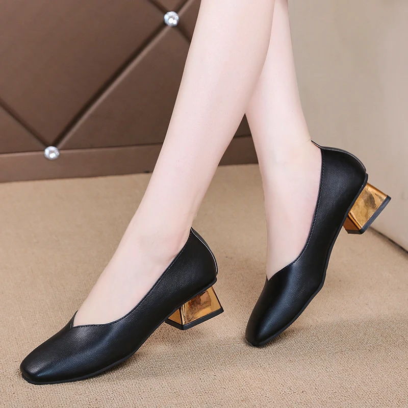 Женские туфли лодочки на низком каблуке размеры 34 42|Женские туфли| |