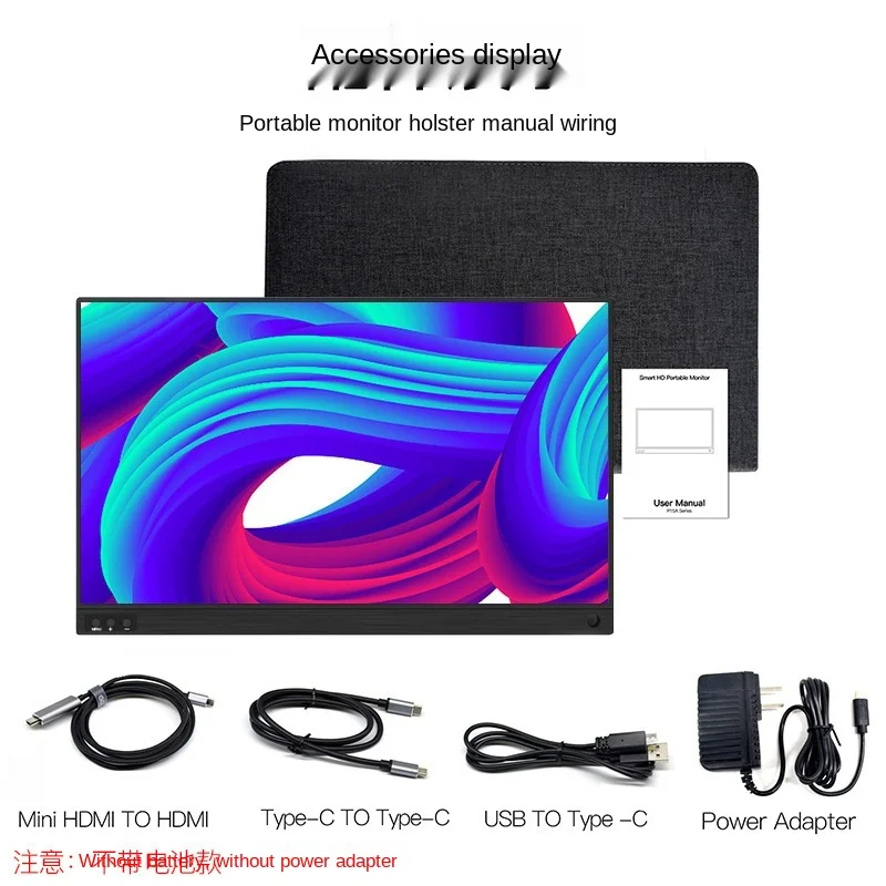 Портативный дисплей 15 6 дюйма для мобильного телефона компьютера ноутбука