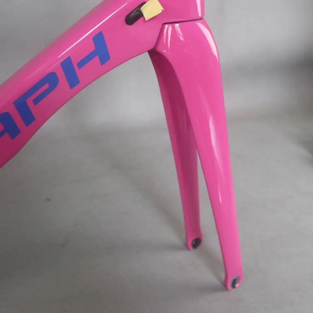 Seraph краска Новый Аэро Дизайн Все Черный Цвет карбоновая рама для шоссейного